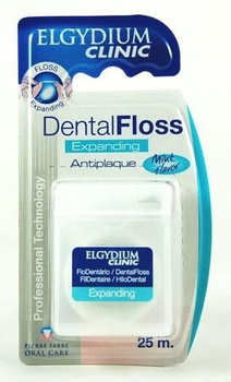 ELGYDIUM DENTAL FLOSS EXPANDING Nić dentystyczna 25 m