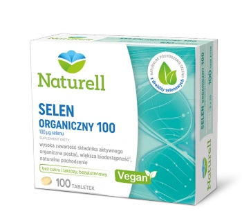 NATURELL SELEN ORGANICZNY 100, 100 tabletek