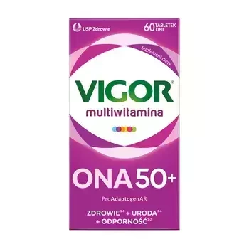 VIGOR Multiwitamina Ona 50+, 60 tabletek