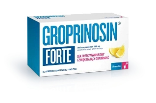 Groprinosin Forte granulat do sporządzania roztworu doustnego 1000mg,  30 saszetek