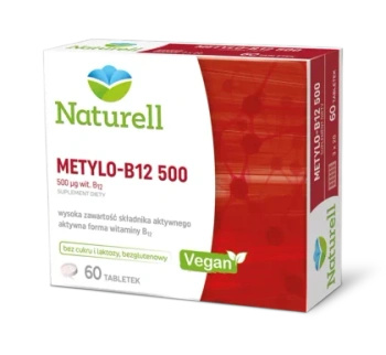 NATURELL Metylo B-12 500,  60 tabletek