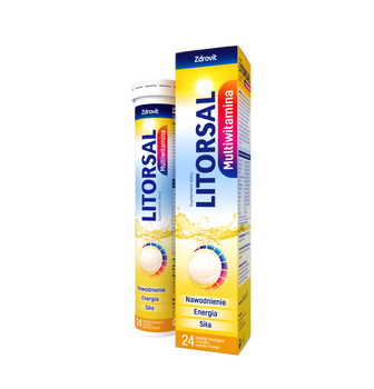 Litorsal Zdrovit Multiwitam tabletki musujące, 24 sztuki