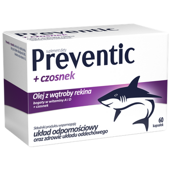 PREVENTIC + czosnek, 60 kapsułek