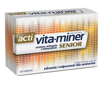 ACTI VITA-MINER Senior, 60 tabletek powlekanych