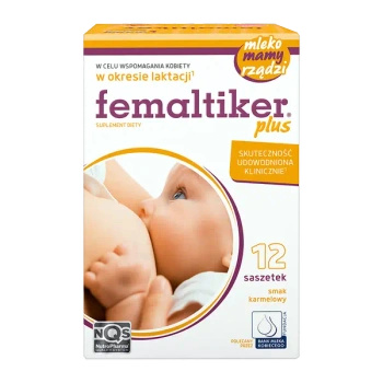 Femaltiker® Plus o smaku karmelowym, 12 saszetek