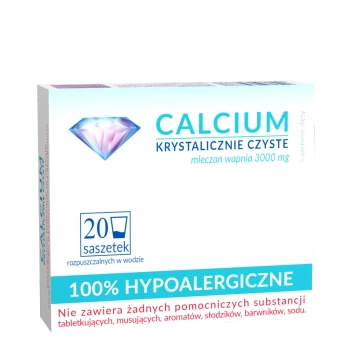 CALCIUM Krystalicznie Czyste, 20 saszetek