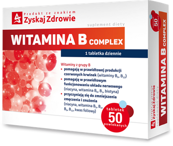  Witamina B Complex ZYSKAJ ZDROWIE,  50 tabletek