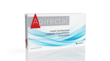Apirectal czopki doodbytnicze x 10 sztuk 