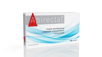 Apirectal czopki doodbytnicze x 10 sztuk 