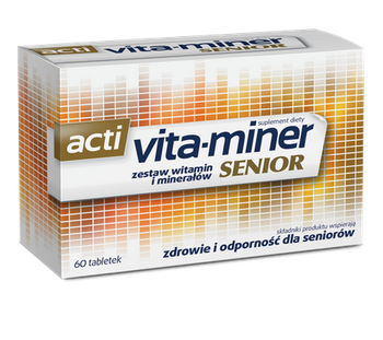 ACTI VITA-MINER Senior, 60 tabletek powlekanych