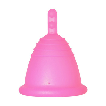 Me Luna Kubeczek menstruacyjny SPORT L SHORTY fuksja z łodyżką