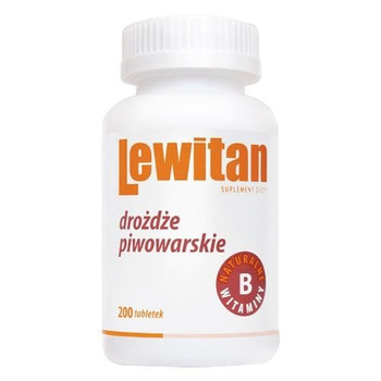 Lewitan tabletki z drożdżami piwnymi,  200 tabletek