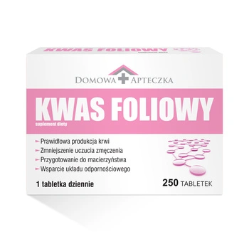 Kwas Foliowy tabletki 0,4 mg 250 tabletek