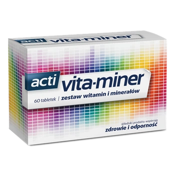 ACTI Vita-miner, 60 tabletek drażowanych