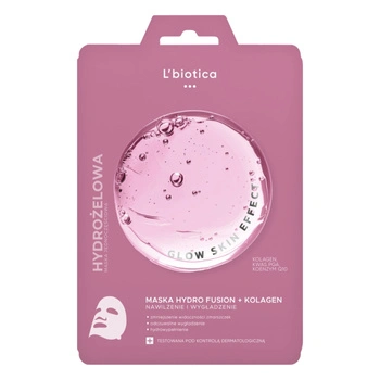 L'BIOTICA PHF + KOLAGEN Nawilżenie & Wygładzenie Hydrożelowa Maska do twarzy 1 sztuka