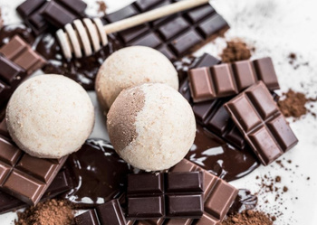 MINISTERSTWO. Półkula do kąpieli - Czekolada, 60 g