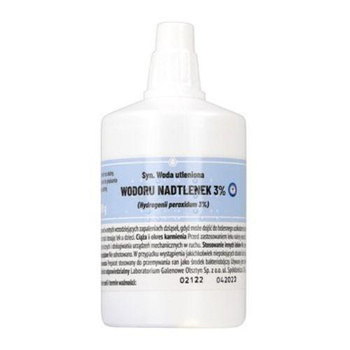 Wodoru nadtlenek 3% płyn Labolatorium Galenowe Olsztyn, 100 g  