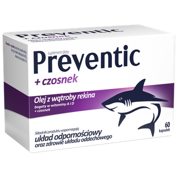 PREVENTIC + czosnek, 60 kapsułek