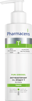 PHARMACERIS T PURI-SEBOGEL Antybakteryjny żel myjący T do twarzy 190ml