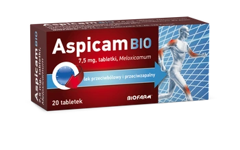 ASPICAM BIO 7,5 mg, 20 tabletek powlekanych