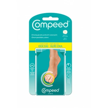 COMPEED Plastry na odciski między palcami stóp, 10 sztuk