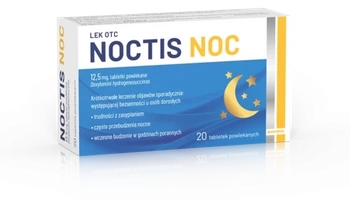 Noctis Noc tabletki powlekane 12,5 mg x 20 sztuk 