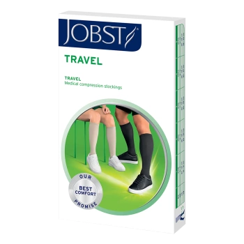 Jobst Travel Podkolanówki 15-20 mmHg Beżowe Rozmiar 4