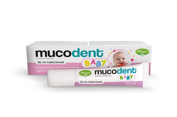 Mucodent Baby Żel na ząbkowanie od 2 miesiąca życia, 15 ml