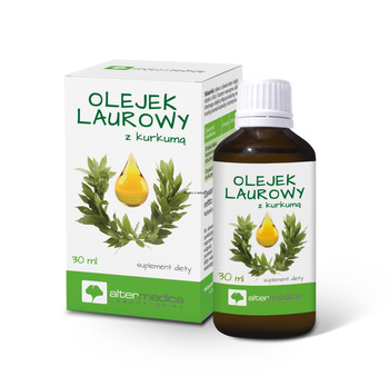 AlterMedica Olejek Laurowy z kurkumą, 30 ml