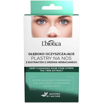 L'BIOTICA Plastry na nos głęboko oczyszczające, 3 sztuki