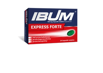 IBUM Express Forte 400 mg,  24 kapsułki miękkie