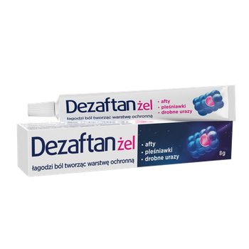 DEZAFTAN żel do stosowania w jamie ustnej, 8 g