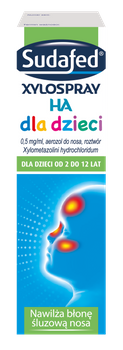 SUDAFED XYLOSPRAY HA DLA DZIECI  aerozol do nosa, 10 ml
