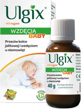 Ulgix Wzdęcia Baby Emulsja doustna, 40 g