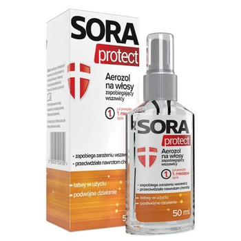 SORA Protect aerozol na włosy,  50ml