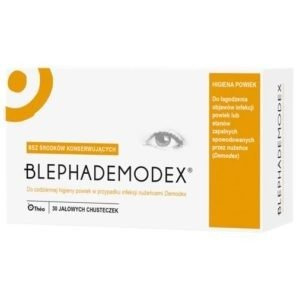 BLEPHADEMODEX chusteczki jałowe do higieny oczu x 30 sztuki
