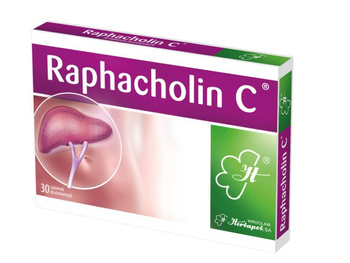 RAPHACHOLIN C, 30 tabletek drażowanych