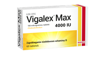 Vigalex Max 4 000 I.U., 60 tabletek