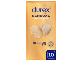 Durex Sensual No Latex Prezerwatywy, 10 sztuk