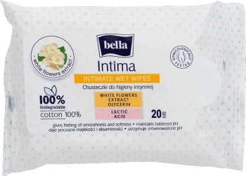 Bella Intima Chusteczki do higieny intymnej, 20 sztuk