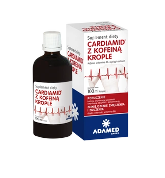 CARDIAMID Z KOFEINĄ, krople 100 ml