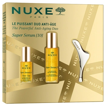 Nuxe Super Serum [10] Zestaw Serum do twarzy + Serum pod oczy + Masażer