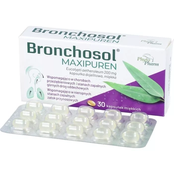 Bronchosol Maxipuren kapsułki dojelitowe miękkie, 30 sztuk 