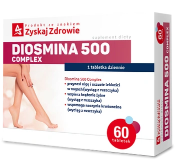 DIOSMINA 500 COMPLEX ZYSKAJ ZDROWIE x 60 tabletek