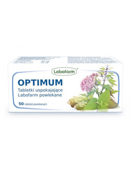 Optimum Tabletki uspokajające, 50 tabletek powlekanych