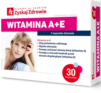 WITAMINA A+E Zyskaj zdrowie x 30 kapsułek