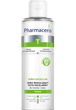 Pharmaceris T Sebo-Micellar Antybakteryjny płyn micelarny do oczyszczania i demakijażu twarzy i oczu, 200 ml