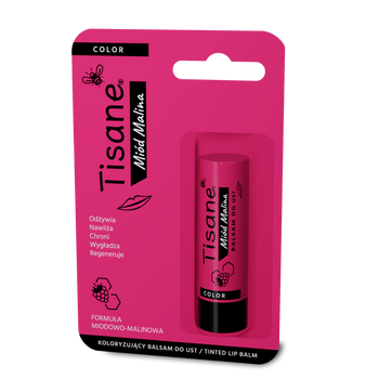 Tisane Miód Malina Balsam koloryzujący do ust, 5,1 g