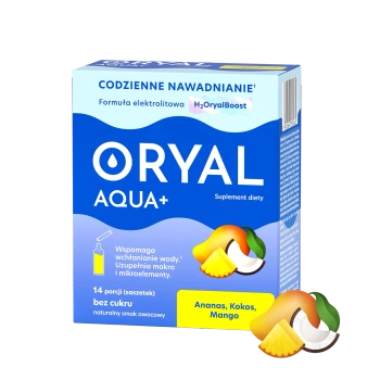 Oryal Aqua+ Ananas-Kokos-Mango, 14 saszetek