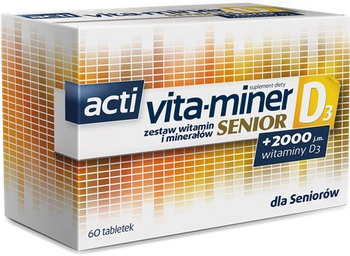 ACTI VITA-MINER Senior D3, 60 tabletek